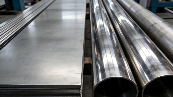 Titanium vs Stainless Steel Raw Materials Raw titanium and stainless steel materials used in industrial and medical applications