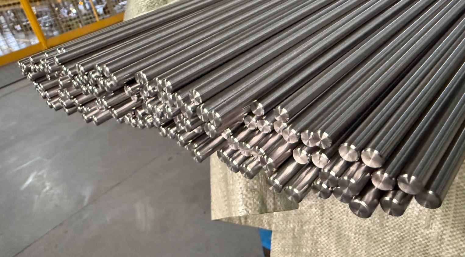 Medical Grade Titanium Rods for Implant Manufacturing Medical-grade titanium rods used for dental implants and orthopedic components