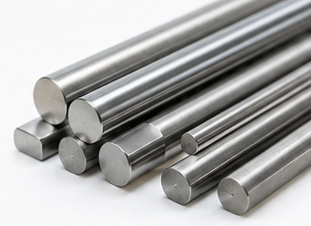 Medical-grade stainless steel used in implant and medical device applications